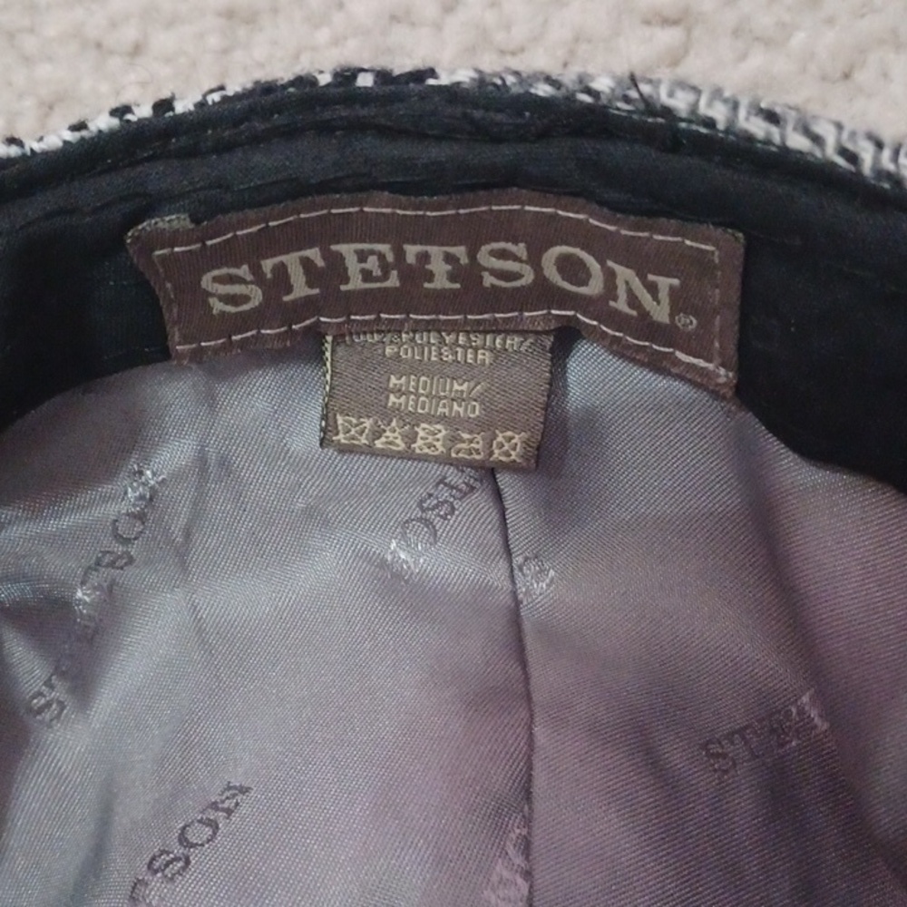 Stetson Tweed Patchwork Newsboy Cap - Picture 9 of 13